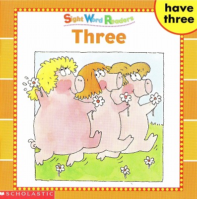 Sight Word Readersのセット絵本の中の1冊です-Three