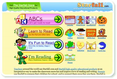 Starfall Com 幼児も大人も英語の発音 読み向上 外大卒ママの親子英語 オックスフォード リーディング ツリー Ort Wke